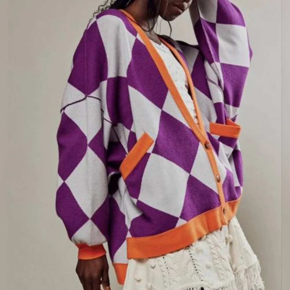 Free People - We the Free Manny Cardi in Dahlia Combo, size XS, NWT - Picture 1 of 7